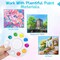 Acrylic Paint Palette Trays 10Pcs Plastic Pallets for Kid, Adult, Student Oil Watercolor Craft DIY Art Painting